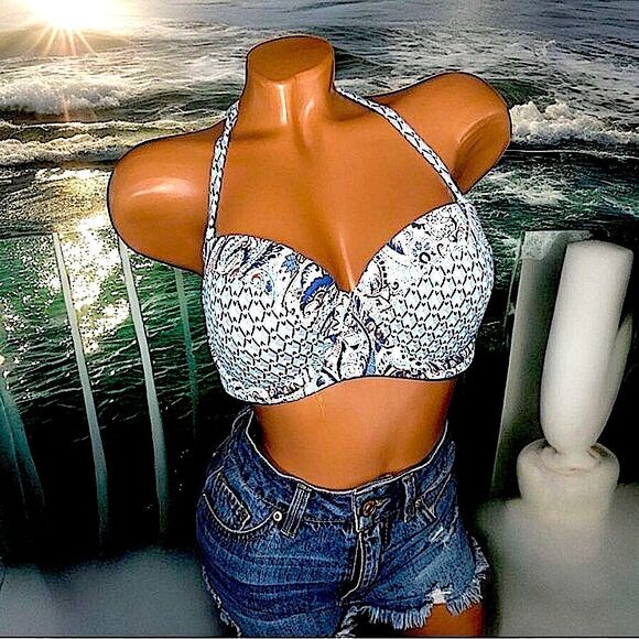 Victoria’s Secret Swimwear l Bikini top l Underwire l 34C l EUC - Picture 3 of 8